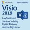 Microsoft Visio 2019 Professional Account Bind
