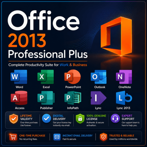 Office 2013 Professional Plus Retail Key by Lisensekeys