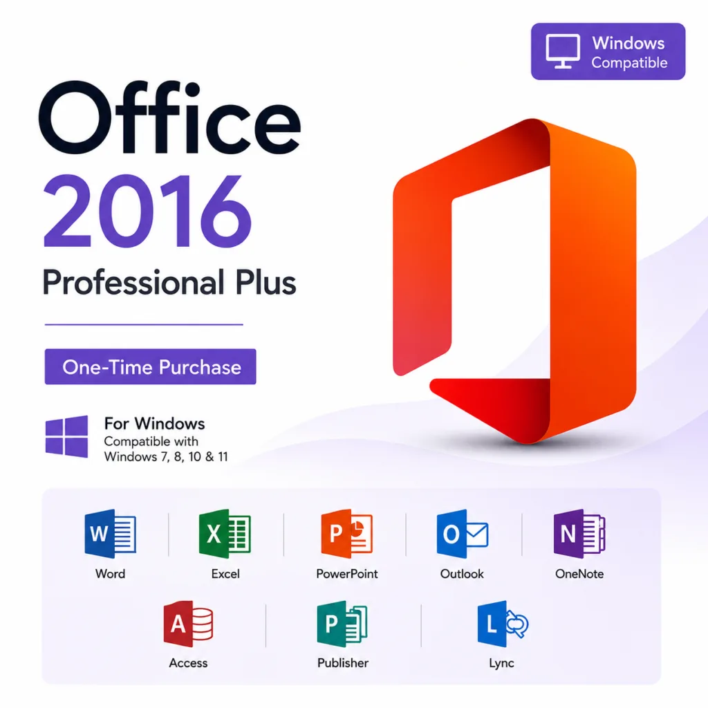 Office 2016 Professional Plus Retail License by lisensekeys