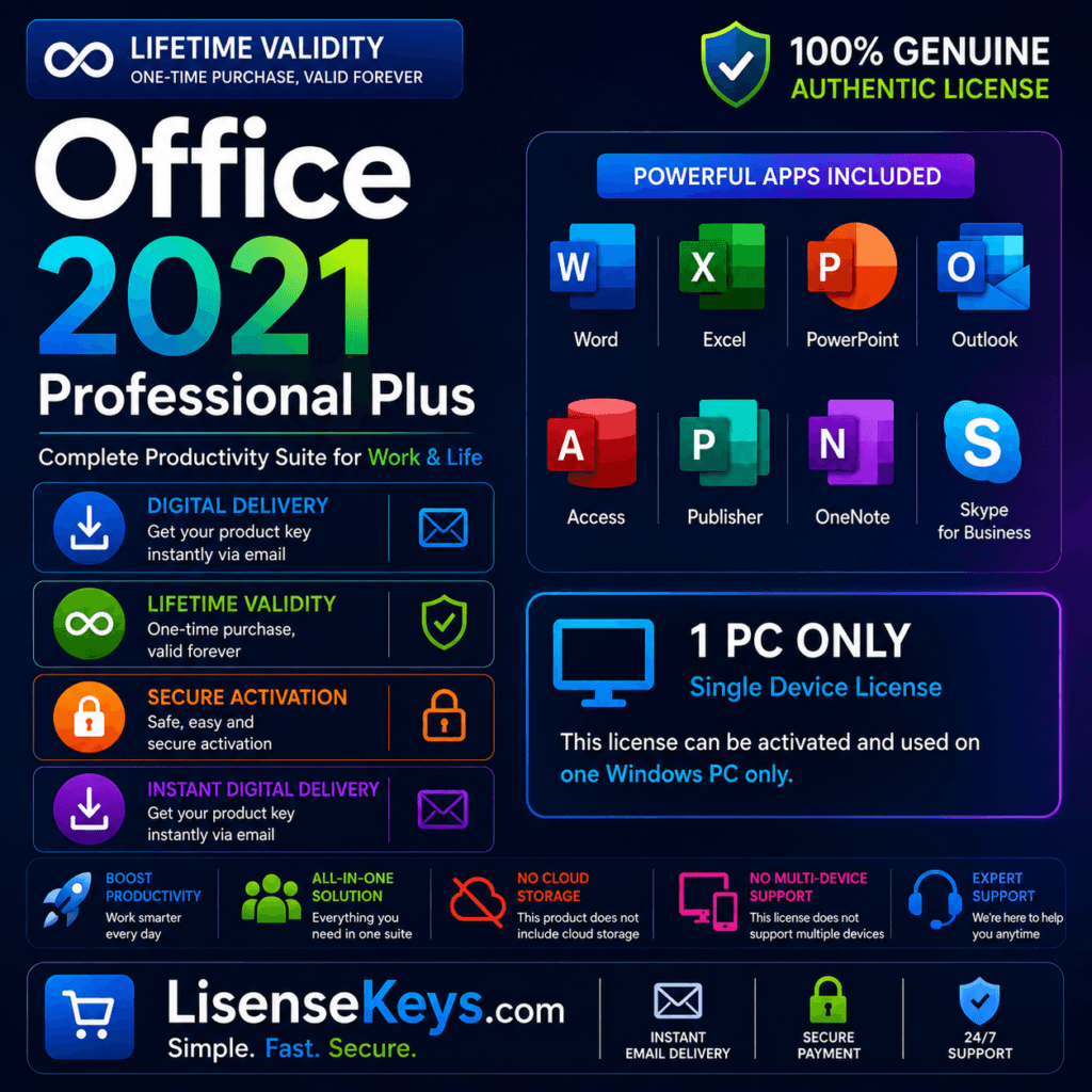 Office 2021 Professional Plus by lisensekeys