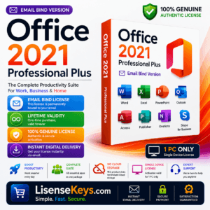 Office 2021 Professional Plus Email Bind Key 2 Office 2021 Professional Plus Email Bind Key by Lisensekeys