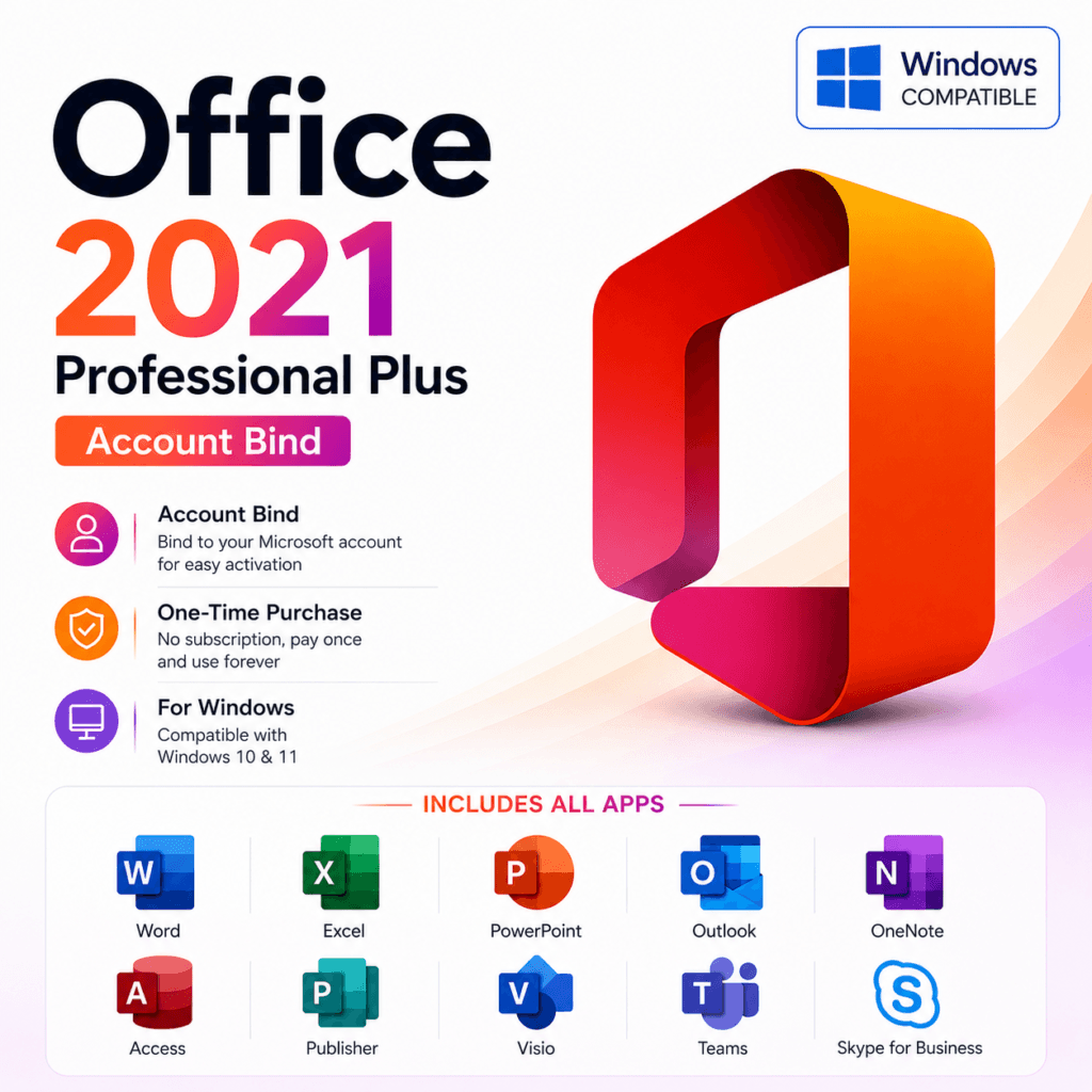Office 2021 Professional Plus Account Bind