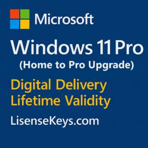 Microsoft Windows 11 Pro (Home to Pro) – Lifetime Genuine License 2 Microsoft Windows 11 Home to Pro Upgrade