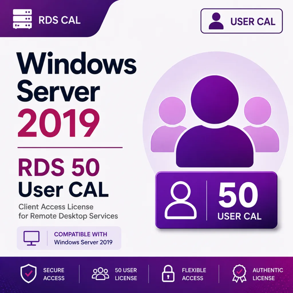 Windows Server 2019 RDS 50 User CAL by lisensekeys