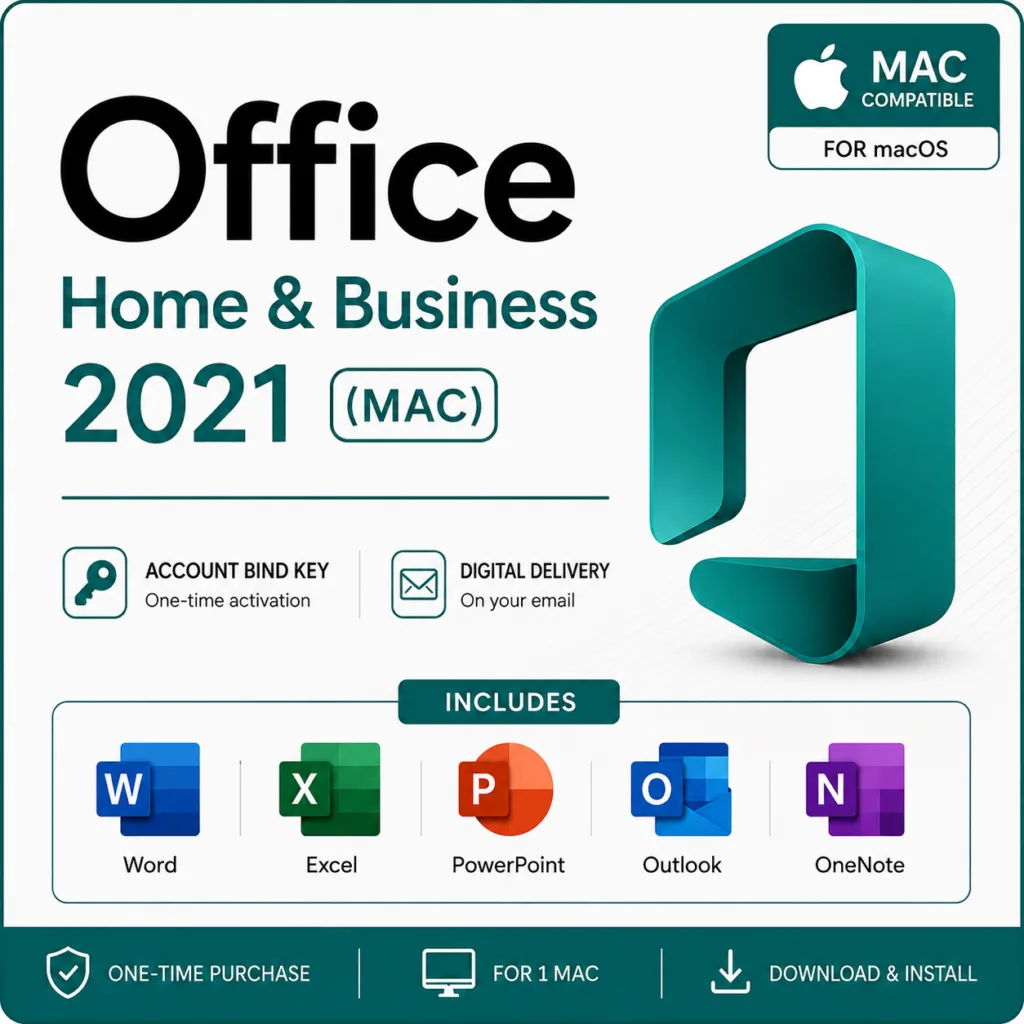 office 2021 home and business for mac by lisensekeys