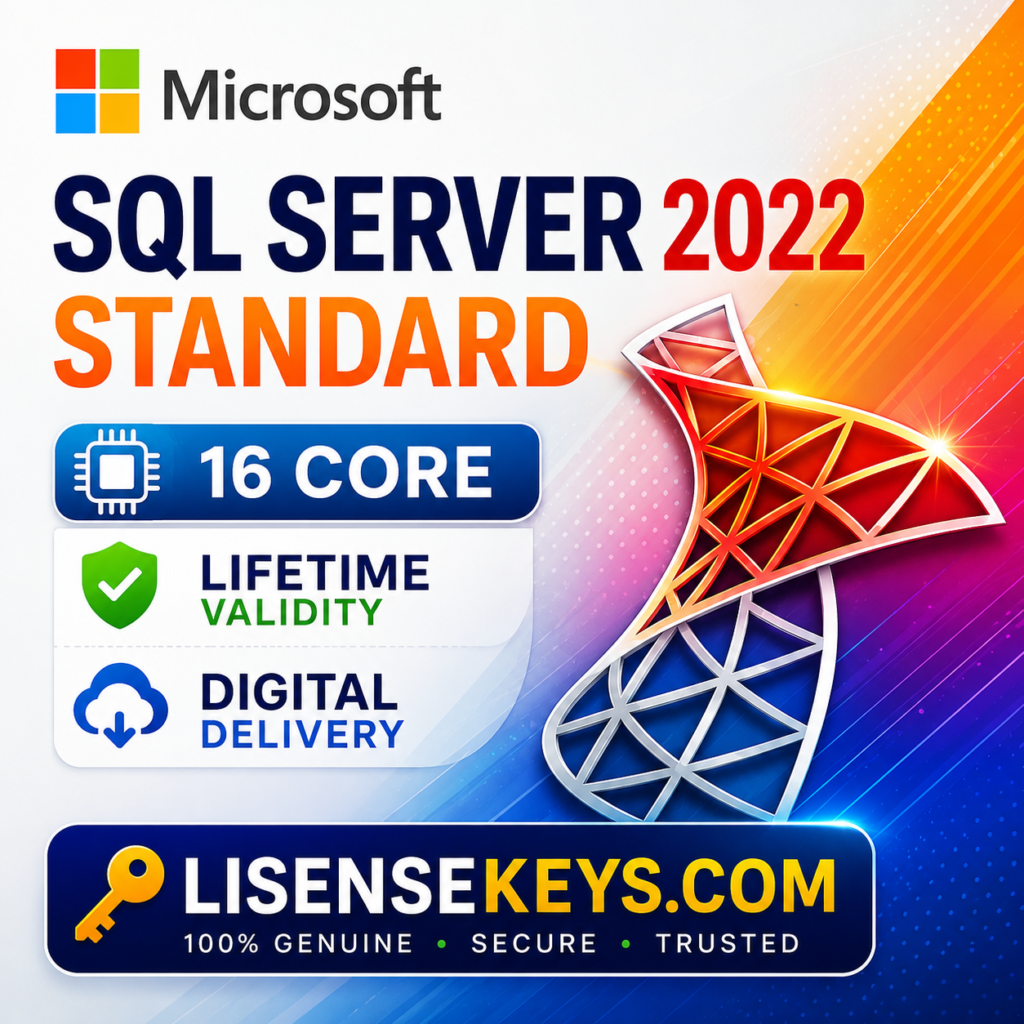 SQL Server 2022 Standard 16 core Retail License Key SQL Server 2022 Standard 16 core Retail License Key