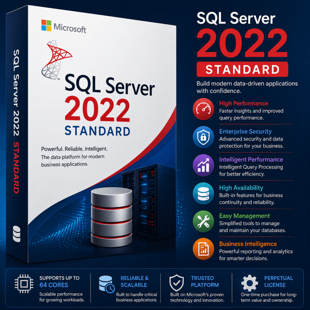 SQL Server 2022 Standard by lisensekeys SQL Server 2022 Standard by lisensekeys