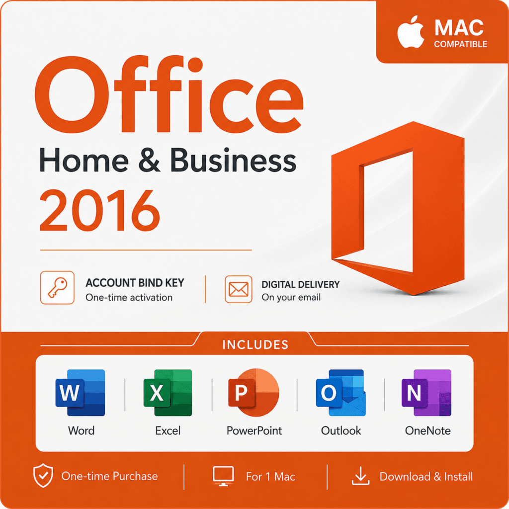 Office 2016 Home and Business for mac by lisensekeys