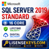SQL Server 2019 Standard 16 core Retail License Key (2) SQL Server 2019 Standard 16 core Retail License Key