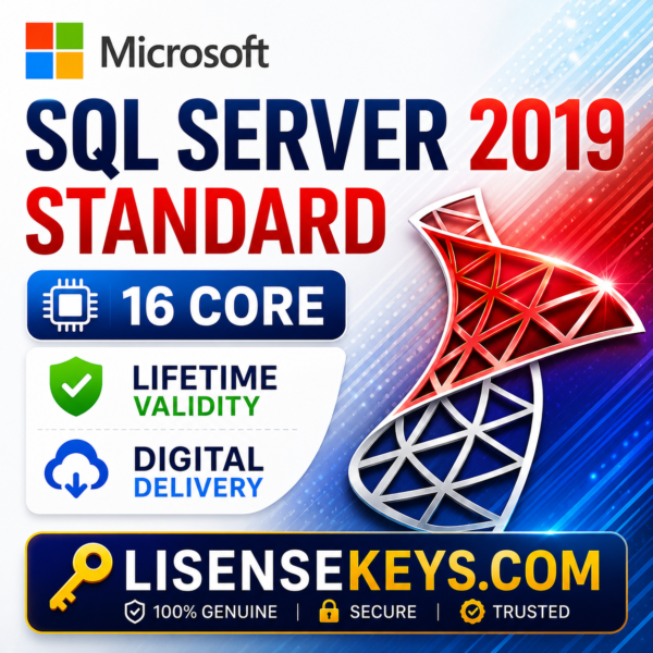 SQL Server 2019 Standard 16 core Retail License Key (2) SQL Server 2019 Standard 16 core Retail License Key