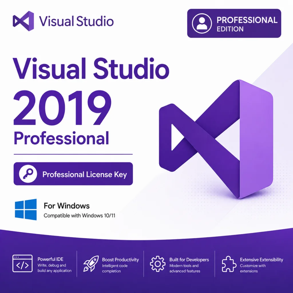 Visual Studio 2019 Professional by lisensekeys