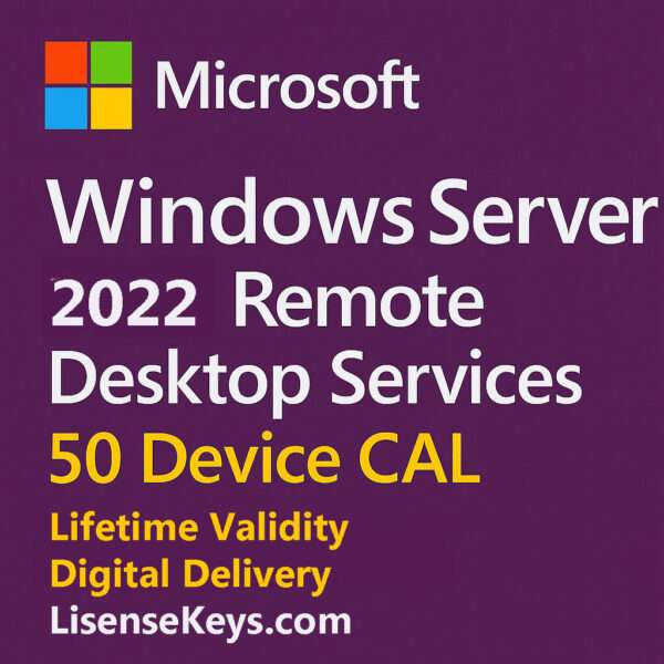 Microsoft Windows Server 2022 RDS 50 Device CAL