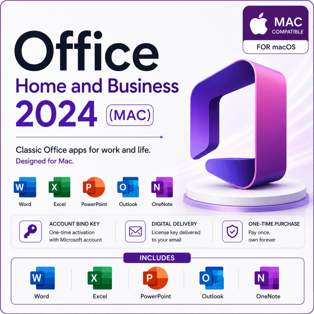 Office 2024 Home and Business for mac Office 2024 Home and Business for mac by lisensekeys