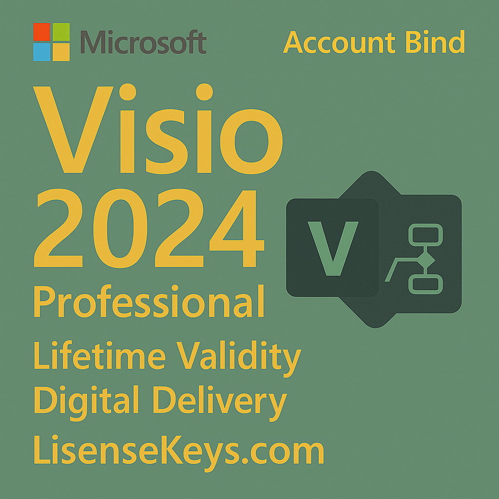 Microsoft Visio 2024 Professional Account Bind Key