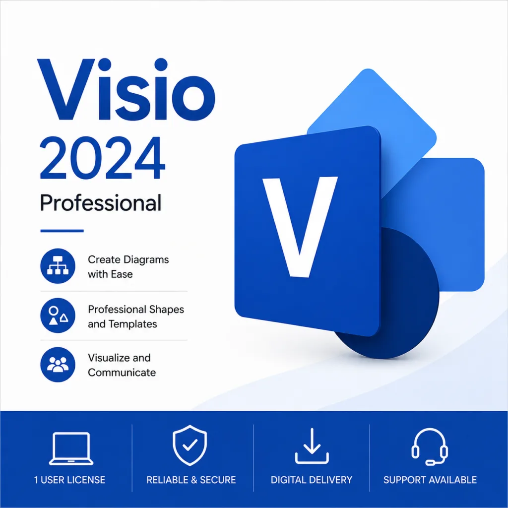 Visio 2024 Professional by Lisensekeys Visio 2024 Professional by Lisensekeys