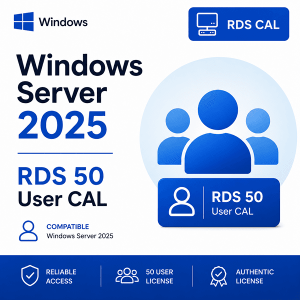Windows Server 2025 RDS 50 User CAL by lisensekeys