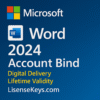 Word 2024 Account Bind 2 | LisenseKeys.com Microsoft Word 2024 Account Bind