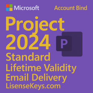 Microsoft Project 2024 Standard Account Bind